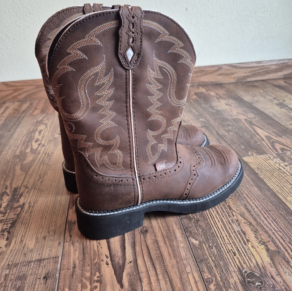 Justin Gypsy Womens Cowboy Boots Size 10 B - Picture 8 of 14